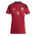 Maillot de foot Belgique Axel Witsel #6 Domicile vêtements Femmes Europe 2024 Manches Courtes